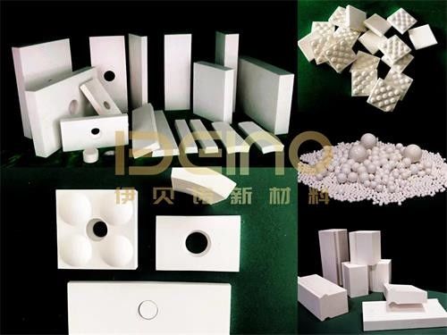 충격 저항 세라믹 배열 튜브 부드러운 표면 20mm-450mm 지름