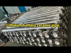 부식 내성 세라믹 수지 배열 파이프 광업용 알루미나 파이프